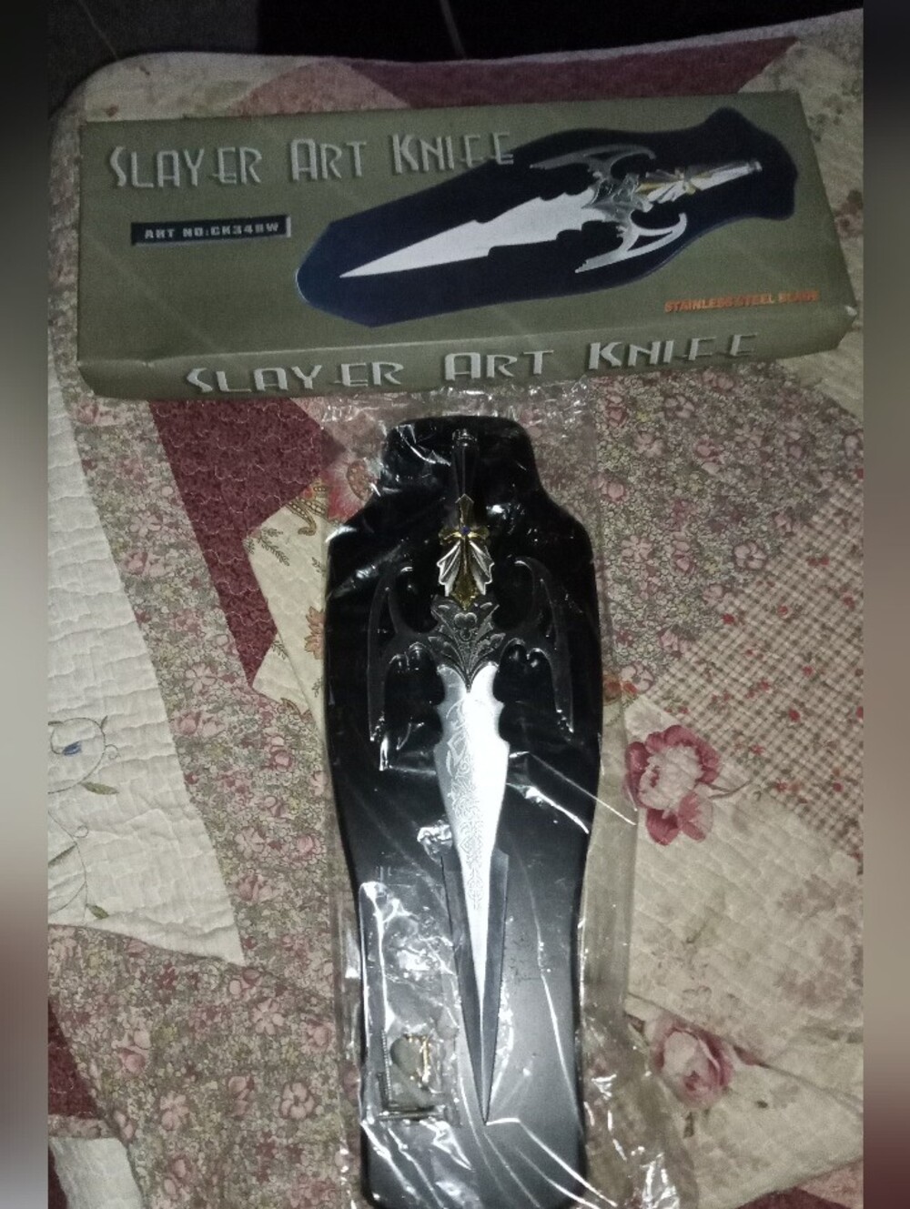 RARE NIB 17.5 Inch Stainless Steel Slayer Art Knife ART NO:CK349W - Picture 11 of 15